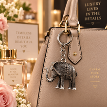Keychain: Vintage Elephant Charm Keychain