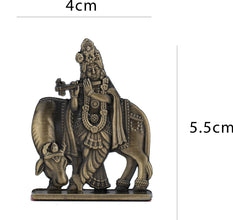 idol: Lord Krishna playing the bansuri (flute)