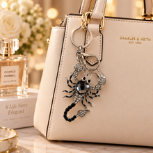 Keychain: Midnight Scorpion Crystal Keychain