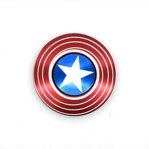 Spinner: C@PTAIN AMERICA Shield Metal Fidget