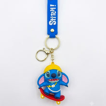 Keychain: Blue Alien Skate Buddy 3D Keychain