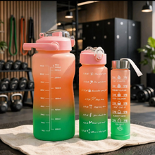 Bottle: Motivational Gradient Water Bottle – Sports & Gym, Pack of 03