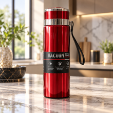 Bottle: Premium Stainless Steel Vacuum Bottle – Red