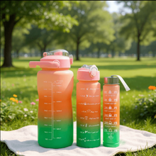 Bottle: Motivational Gradient Water Bottle – Sports & Gym, Pack of 03