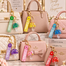 Keychain: Bubble Pop Umbrella Shaker Keychain with Wrist Strap
