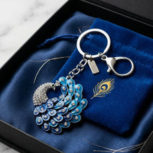 Keychain: Royal Peacock Bling Keychain & Bag Charm