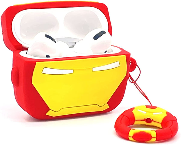 Earbuds: IR0N M@N Theme  – Red & Yellow
