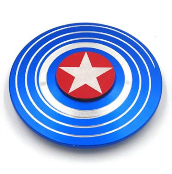Spinner: C@PTAIN AMERICA Shield Metal Fidget