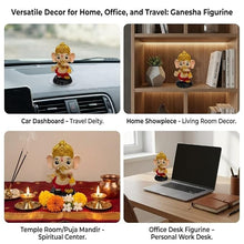 Idol: Ganpati Bappa Murti for Car Dashboard & Home Decor