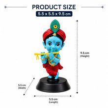 Idol: Lord Krishna playing the flute