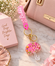Keychain: Bubble Pop Umbrella Shaker Keychain with Wrist Strap