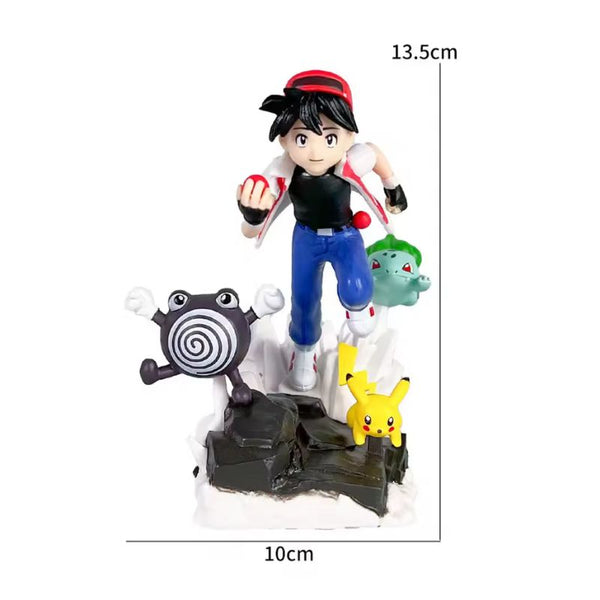 Anime: Ash Ketchum & Starter P0Kém0N Diorama Action Figure