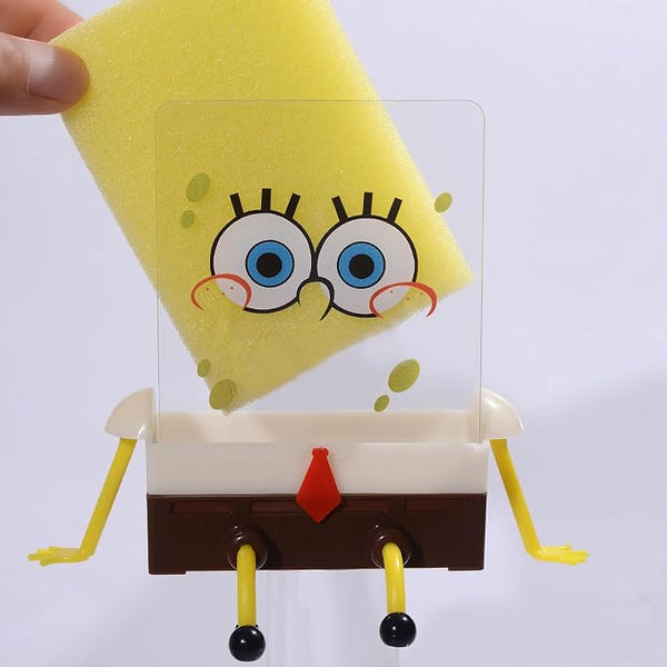 Sponges: Kitchen Cartoon Sponge Holder Creative Cleaning(Pack of 04)