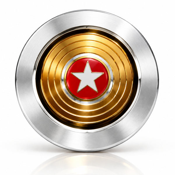 Spinner: C@PTAIN AMERICA Shield Metal Fidget