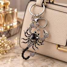 Keychain: Midnight Scorpion Crystal Keychain