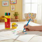 Minnion Shaped Box with 12 sketch Pen