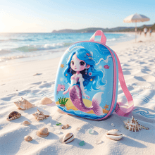 Backpack: Blue Mermaid 3D Kids School