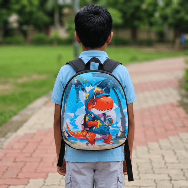Backpack: Cool Dinosaur 3D Kids School