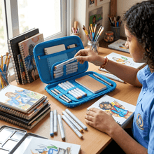 Stationery Pouch:3D Premium Large-Capacity & Multi-Compartment Case for Kids
