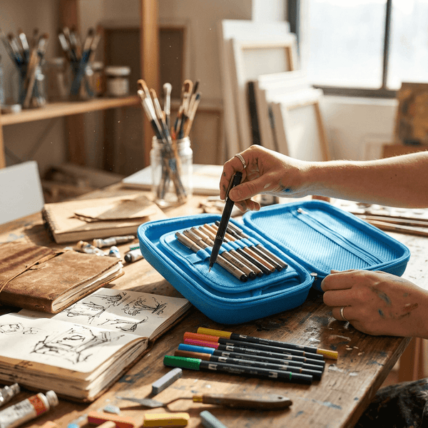 Stationery Pouch:3D Premium Large-Capacity & Multi-Compartment Case for Kids