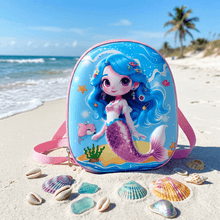 Backpack: Blue Mermaid 3D Kids School