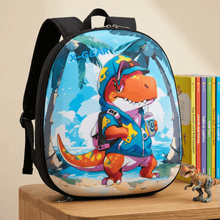 Backpack: Cool Dinosaur 3D Kids School