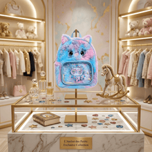 Backpack: Pastel Plush Cat Kids
