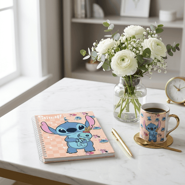 Spiral Notebook: $titCh Blue Alien Cutie Printed