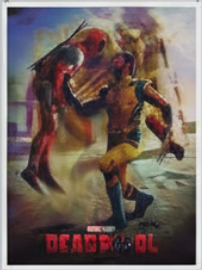 Poster: DE@DP00L & W0LVERINE Action Wall 3D