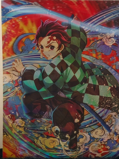 Poster: T@NJIR0 Kamado Action Wall 3D