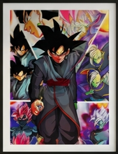 Poster: Goku Black & Zamasu Collage Wall 3D