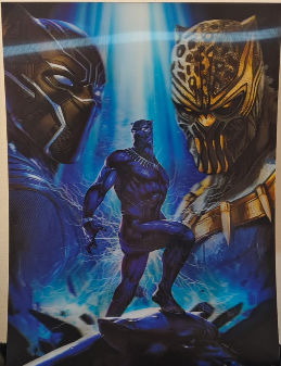 Poster : BL@CK P@NTHER & KILLM0NGER Wall 3D