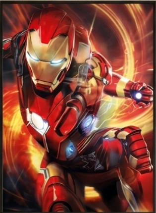 Poster: IR0N M@N Action Wall 3D