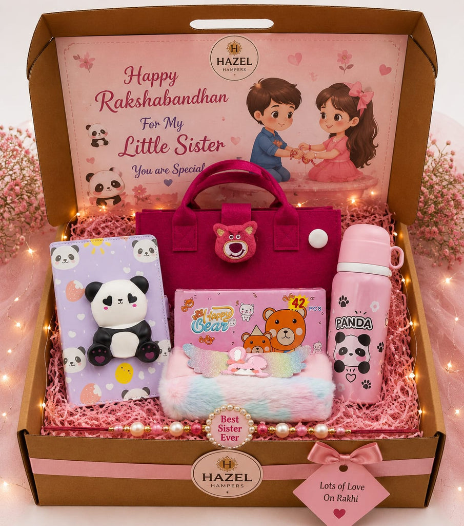Panda Princess Rakhi Hamper