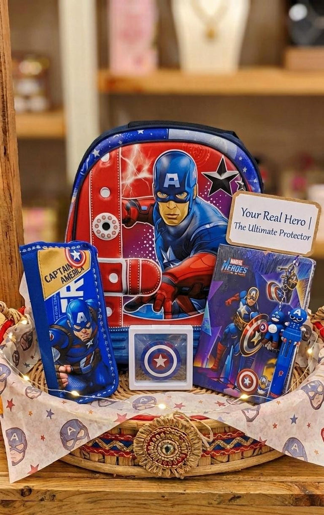 Captain Hero Rakhi Hamper
