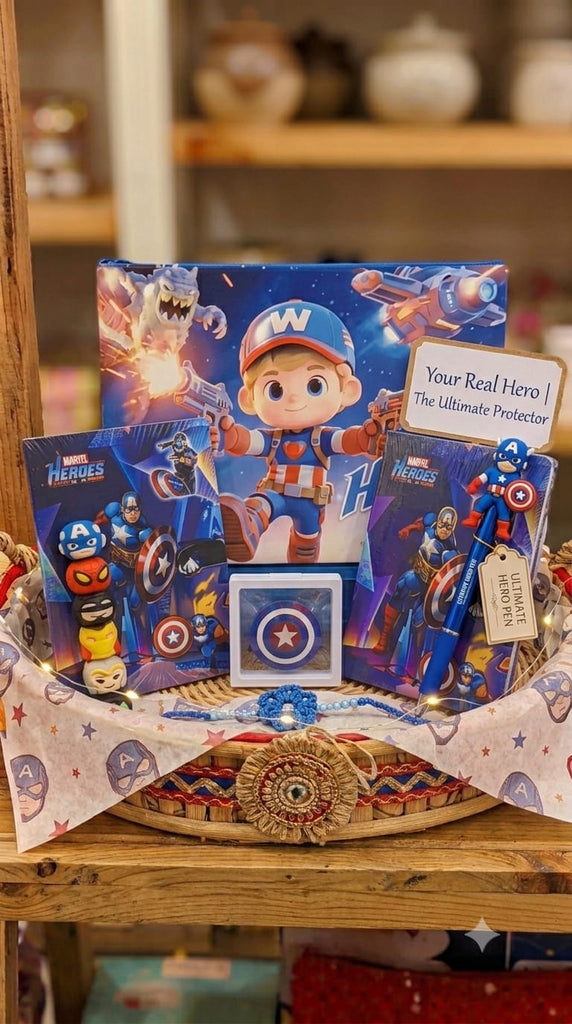 Captain Hero Rakhi Hamper