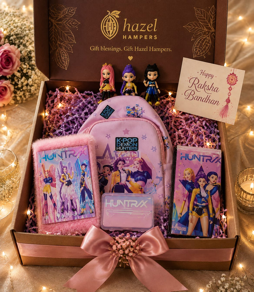 K-Pop Sparkle Rakhi Hamper
