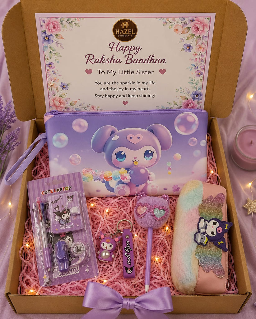 Sweet Kuromi Rakhi Gift Hamper