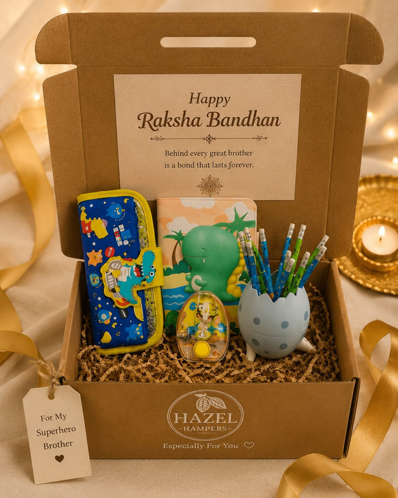 Dino Explorer Rakhi Hamper