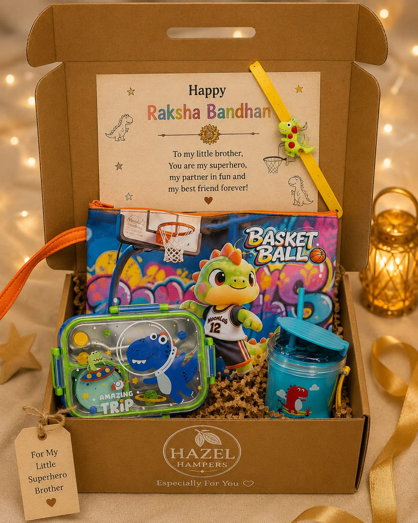 Basketball Dino Rakhi Hamper