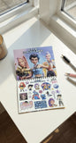 K-Pop Demon Hunters Colouring Book with Sticker Sheet – Creative Activity Book