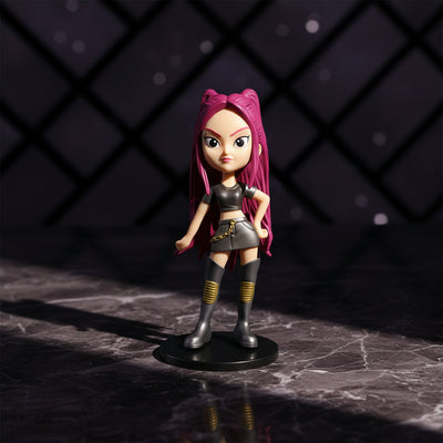 Anime: Pink Rebel Girl Figurine (Size - 18*8 cm)