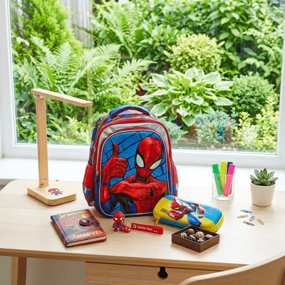 SPÏDÊY 🕷️ Gift Set=>(3D Bag 🎒 + Premium Pouch+ Magnetic 🧲 Diary +Character Keychain – Full Set)