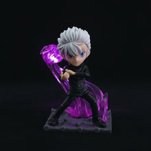 Anime: Infinity Aura White-Haired Warrior Mini Collectible Figure(Size - 10*4 cm)