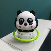 Cute P@ndA Hula Hoop Toy with Green Hoop – Black & White