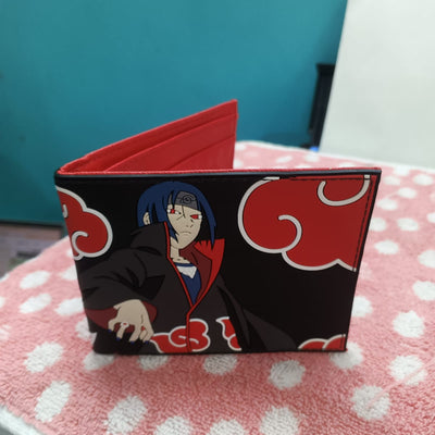 Wallet: IT@CHI Uchiha Akatsuki Anime Bifold (Faux Leather)