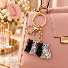 Keychain: Cat Squad Bling Keychain & Bag Charm