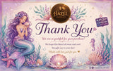 Hazel Chocolate Themed Thank You Card