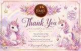 Hazel Chocolate Themed Thank You Card