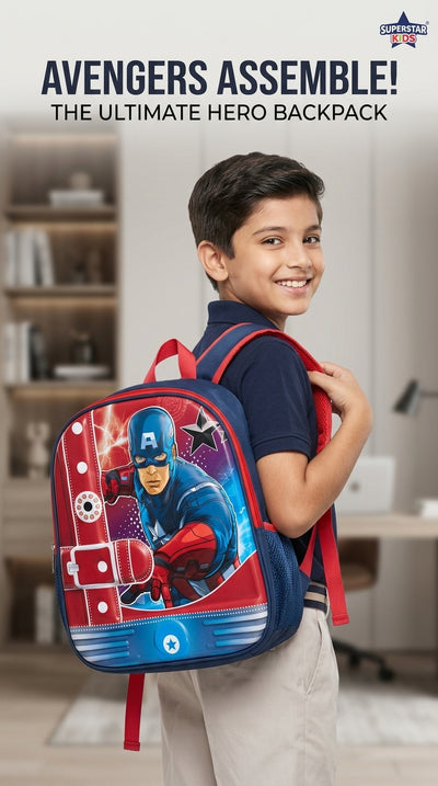 Captain America School Bag